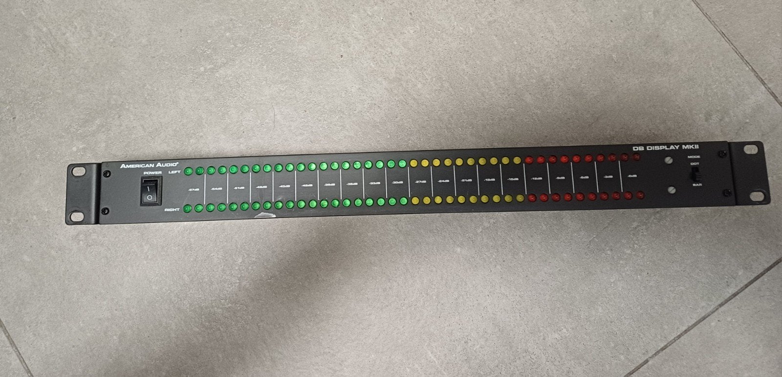 American Audio DB Display MKII - Audio Level Meter, Ophalen of Verzenden, Gebruikt, Minder dan 5 kanalen