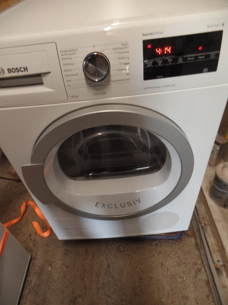Bosch exclusiv  serie 6 warmte pompdroger 8 kg A++, Witgoed en Apparatuur, Wasdrogers, Refurbished, Overige typen, Voorlader, 8 tot 10 kg