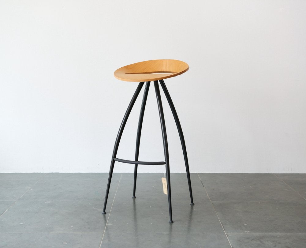 Design Magis Lyra barkruk, Huis en Inrichting, Ophalen, Met voetsteun, 60 tot 90 cm, Zo goed als nieuw