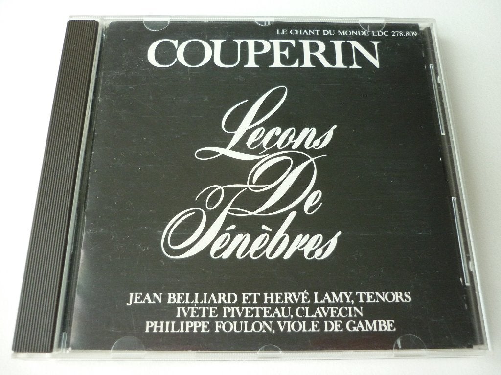 Couperin / Lamy, Piveteau, Foulon – Leçons De Ténèbres, Ophalen of Verzenden, Barok, Gebruikt, Kamermuziek