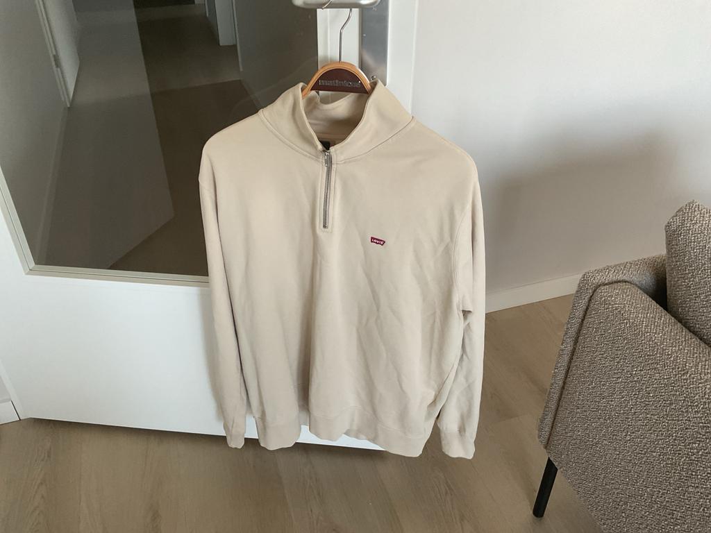 Levi's sweater XL beige - Zo goed als nieuw, Ophalen of Verzenden, Zo goed als nieuw, Maat 56/58 (XL), Beige