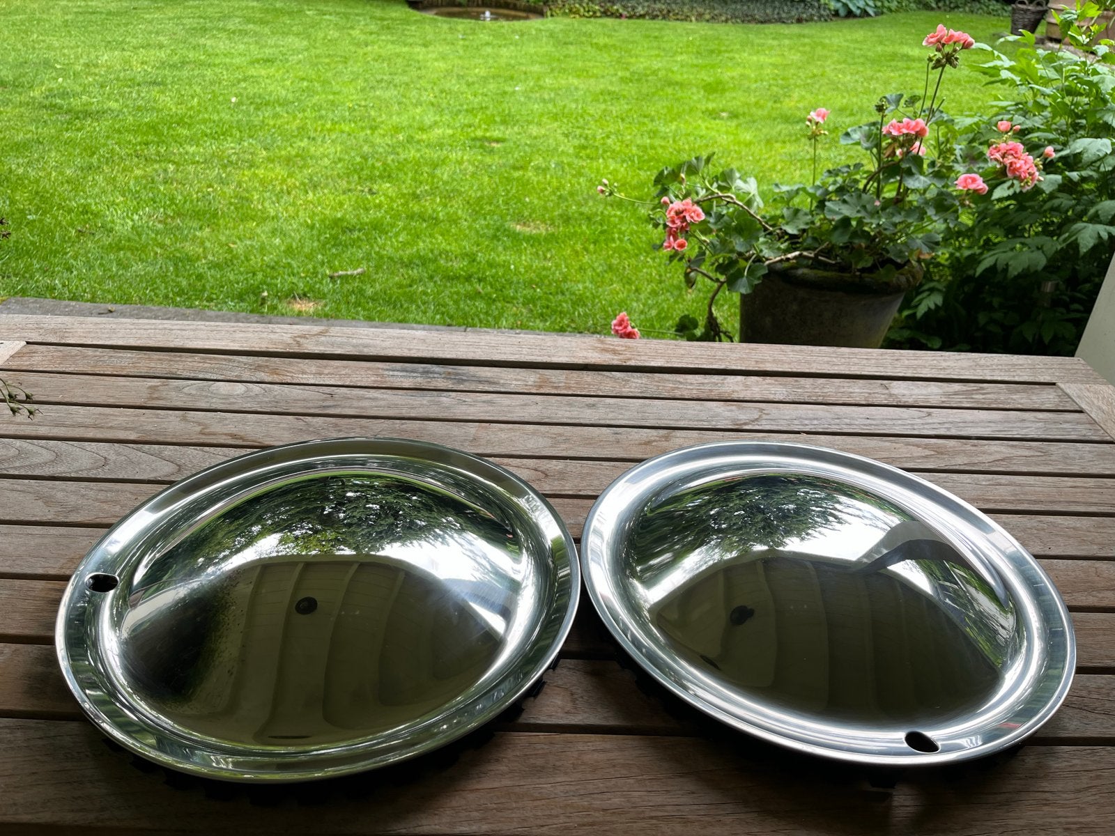 Nieuwe Originele Eriba Touring Hoogglans-Chromen Wieldoppen, Caravans en Kamperen, Ophalen, Nieuw