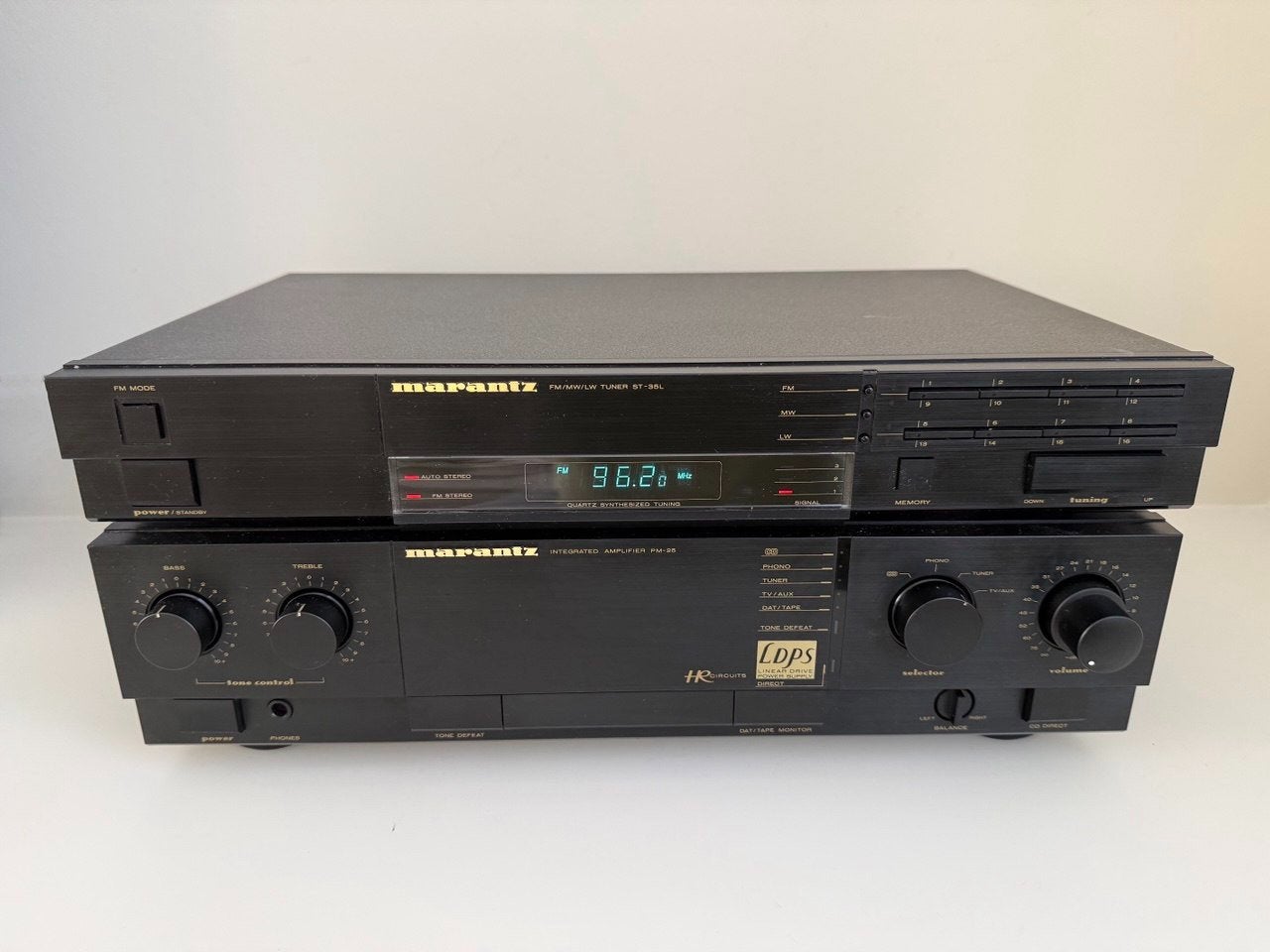 MARANTZ PM-25 + ST-35L – VERSTERKER + TUNER COMBI, Ophalen, Zo goed als nieuw, Overige merken