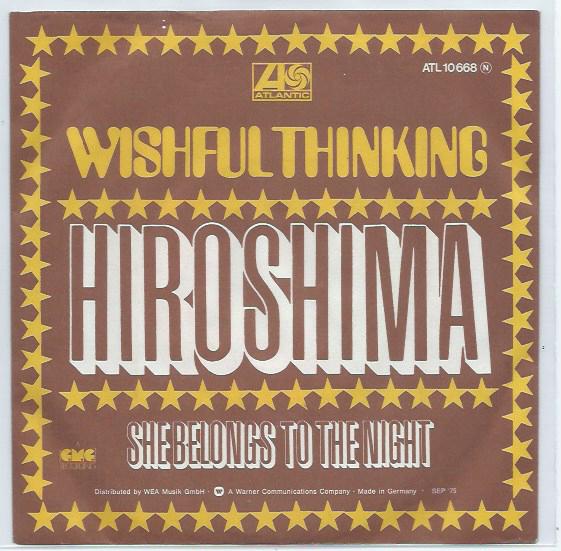 Wishful Thinking- Hiroshima, Verzenden, Zo goed als nieuw, 7 inch, Pop