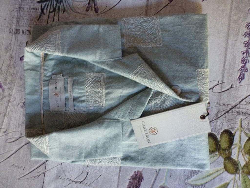7. Cast Iron L - Blauw, Kleding | Heren, Blauw, Nieuw, Ophalen of Verzenden, Halswijdte 41/42 (L)