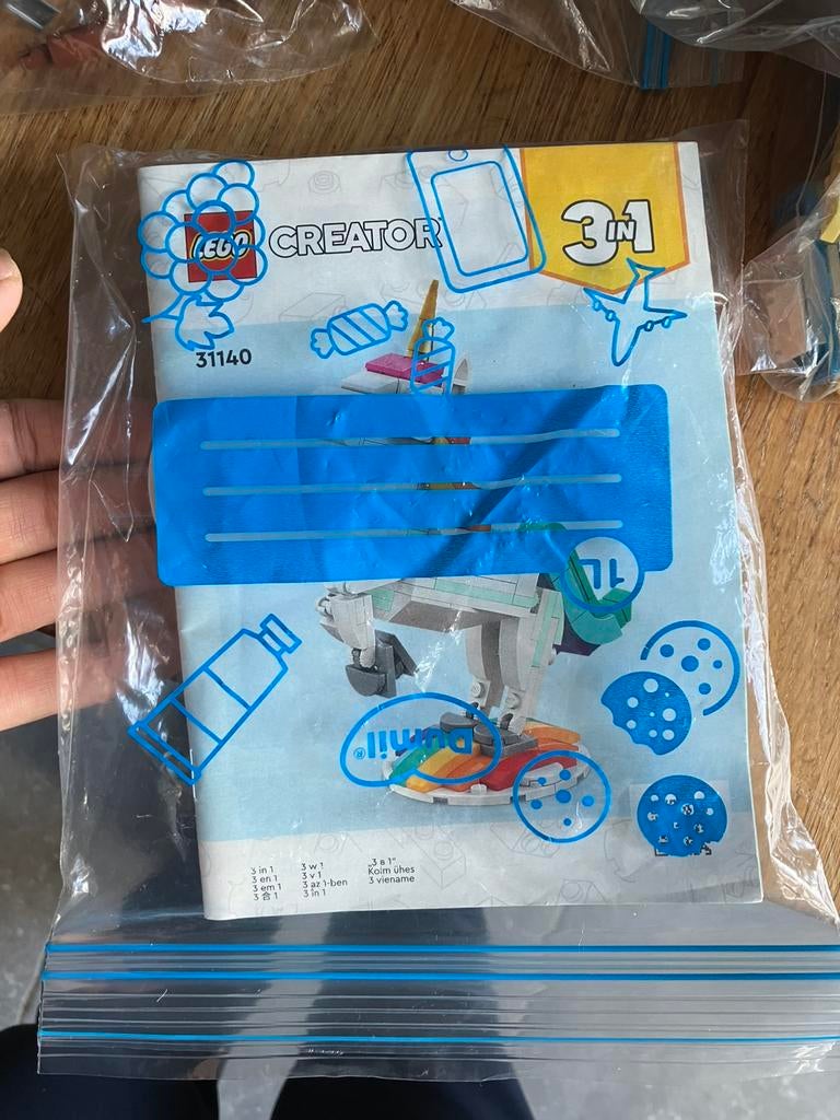 Lego 31140 magische eenhoorn, Ophalen of Verzenden, Gebruikt