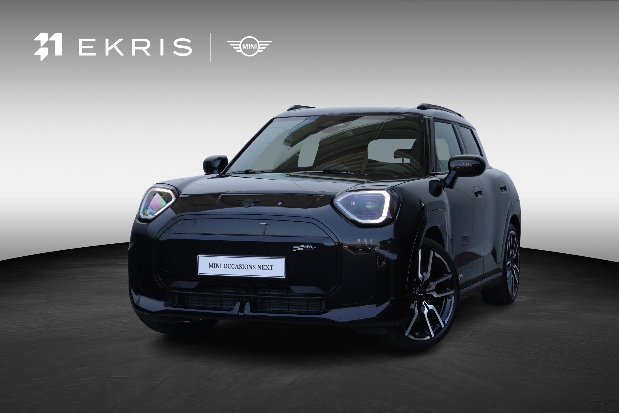MINI Aceman SE John Cooper Works M 54.2 kWh | SoH 98% | Pano, Auto's, Gebruikt, Met garantie (alle), Leder en Stof, Zwart
