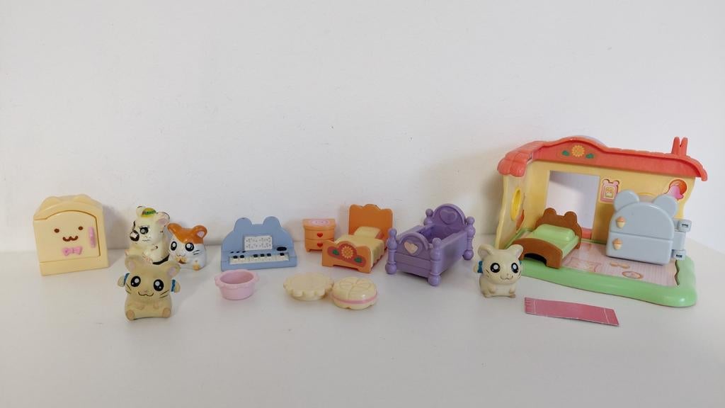 Hamtaro poppetjes en accessoires, Verzamelen, Poppetjes en Figuurtjes, Ophalen of Verzenden, Gebruikt