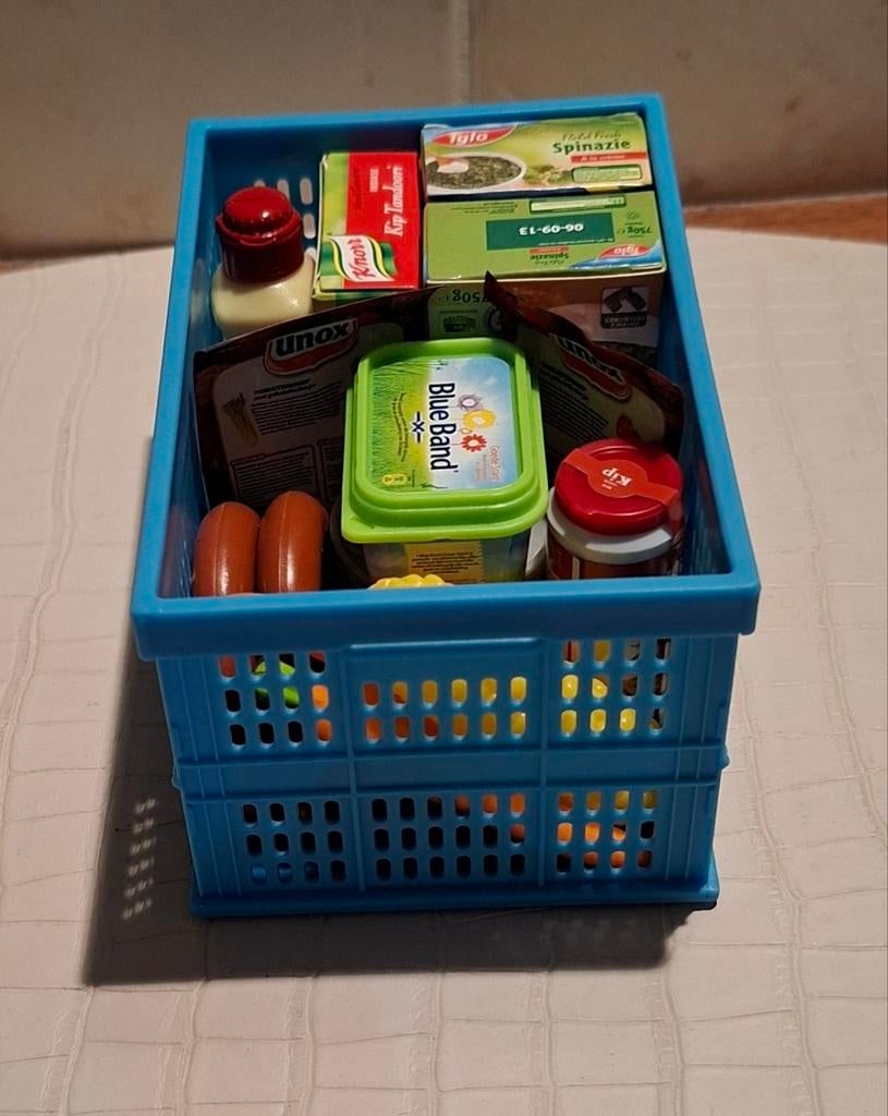 Minikratje Albert Heijn-boodschappen 2013, Verzamelen, Supermarktacties, Ophalen of Verzenden