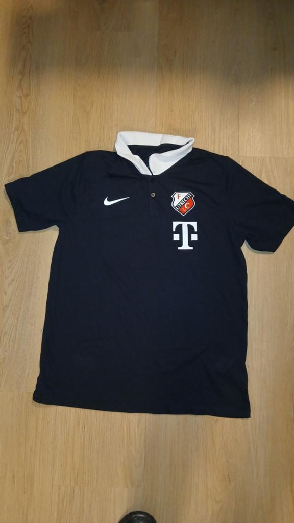 Nike FC Utrecht Polo, Maat L, Ophalen of Verzenden, Zo goed als nieuw, Shirt
