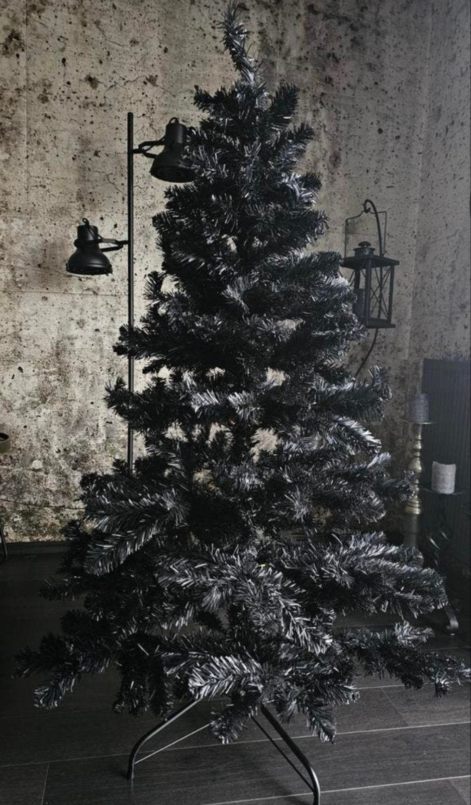 Zwarte kerstboom, Excellent merk., Ophalen