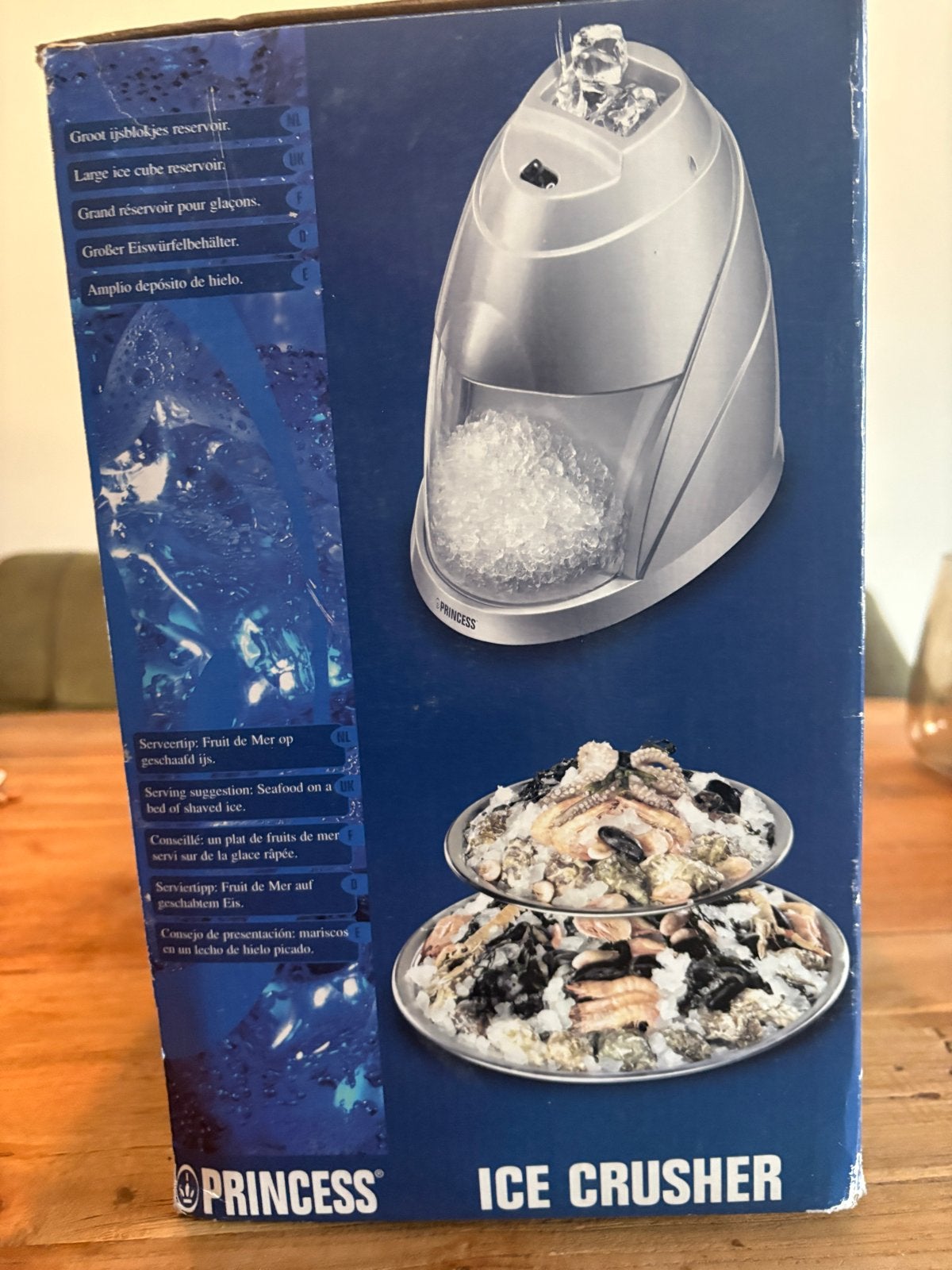 Princess Silver Ice Crusher - Perfect voor cocktails!, Ophalen, Zo goed als nieuw