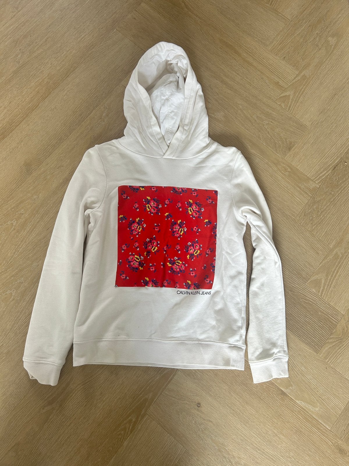 Calvin Klein Hoodie - Maat 14 (164), Ophalen of Verzenden, Zo goed als nieuw, Meisje, Trui of Vest