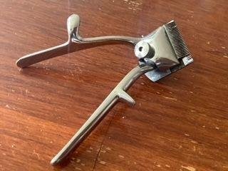 Solingen vintage metalen handmatige haarsnijmachine tondeuse, Ophalen