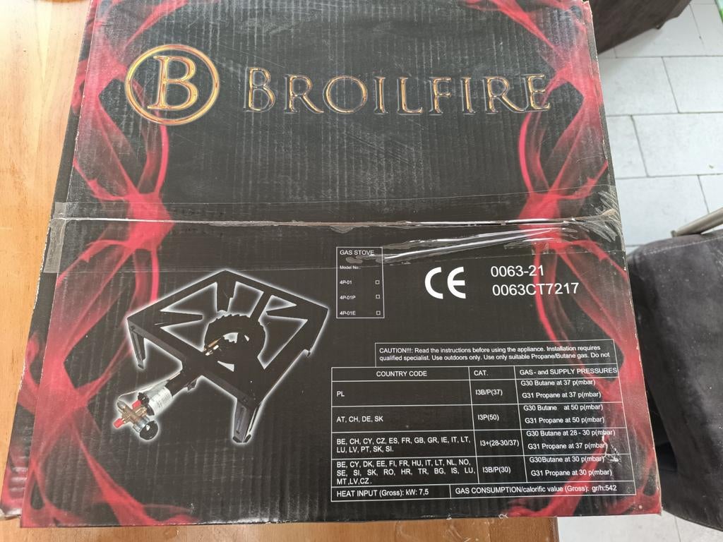 Broilfire Gasfornuis - Nieuw in doos, Ophalen, Nieuw, Broilfire