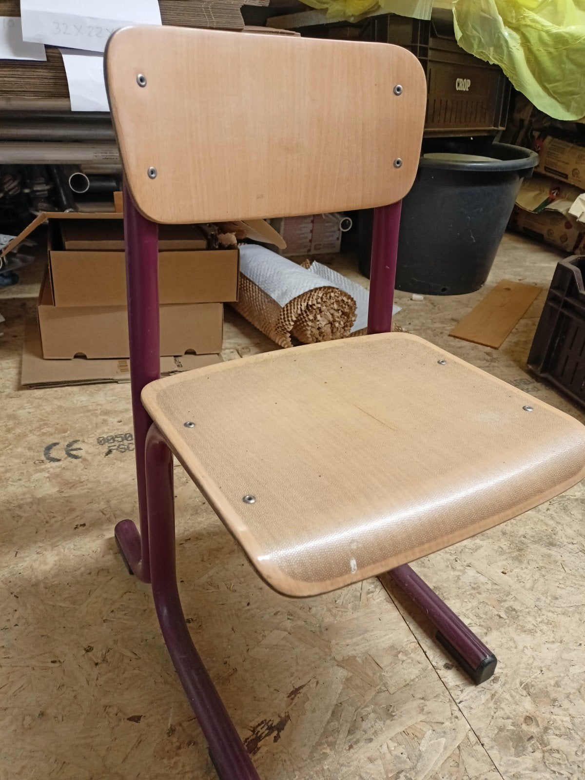 oud  kinderstoeltje school, Ophalen, Gebruikt, Stoel(en)