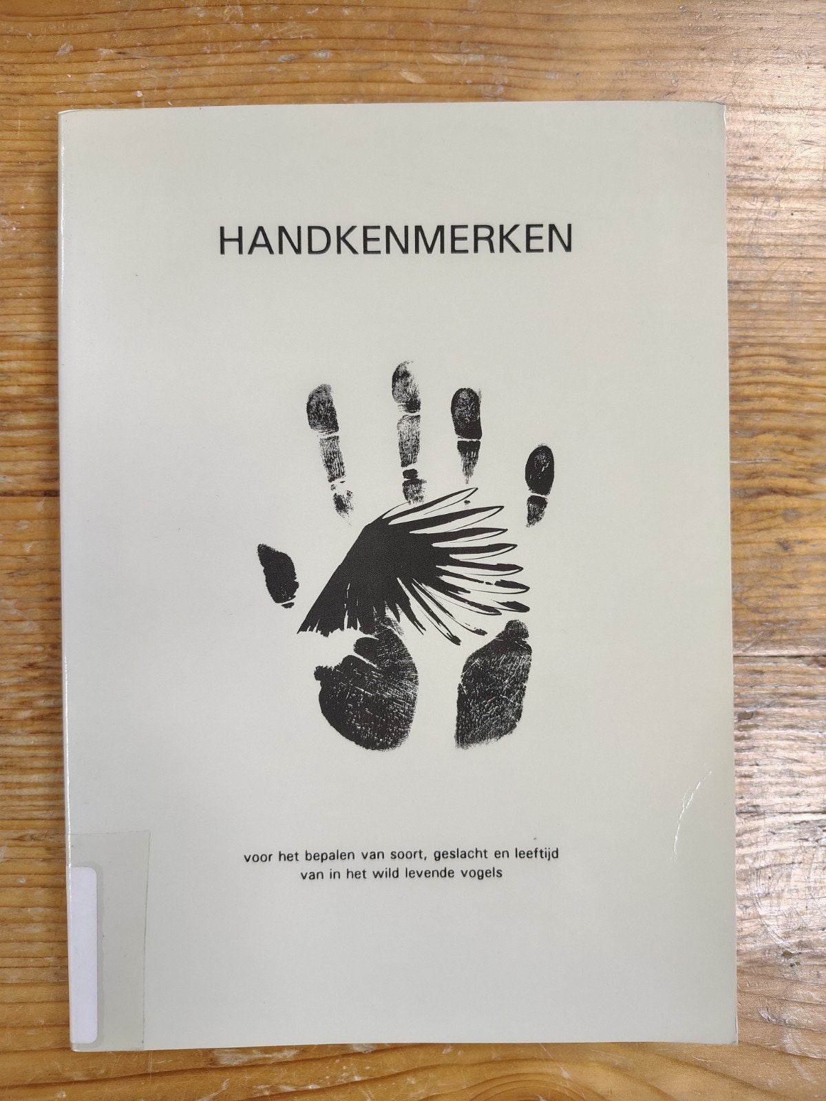 Handkenmerken Vogels, Ophalen of Verzenden, Zo goed als nieuw, Nederlands Instituut voor Oecologisch Onderzoek, Natuurwetenschap