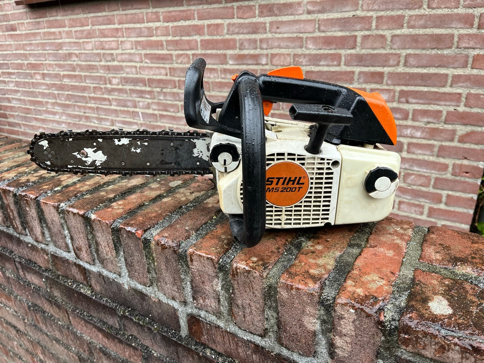 Stihl MS 200T Kettingzaag, Ophalen, Gebruikt, Boomzaag