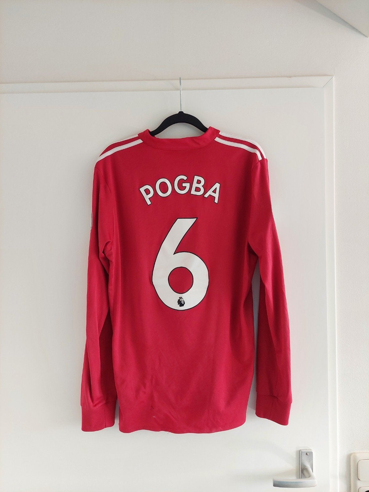 Pogba #6 - Manchester United Longsleeve 2017/18, Verzenden, Adidas, Voetbal, Gedragen