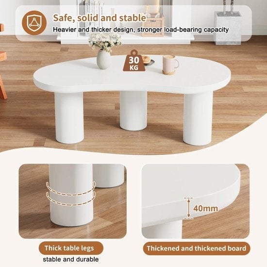 Halve Maan Salontafel – Bijzettafel – Woonkamertafel, Corvance B.V., Verzenden, Nieuw, Corvancebol@gmail.com