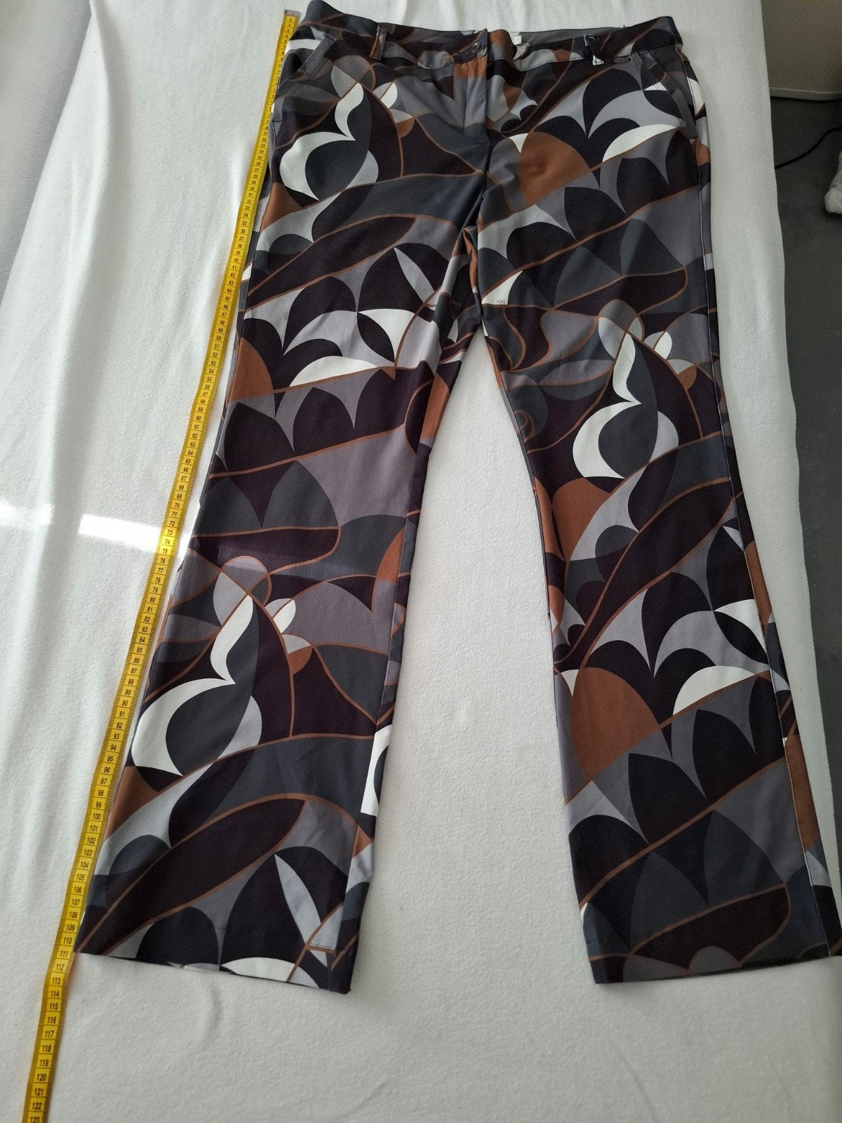 DIDI Broek met abstracte print - Maat 46, Maat 46/48 (XL) of groter, DIDI, Zo goed als nieuw, Lang