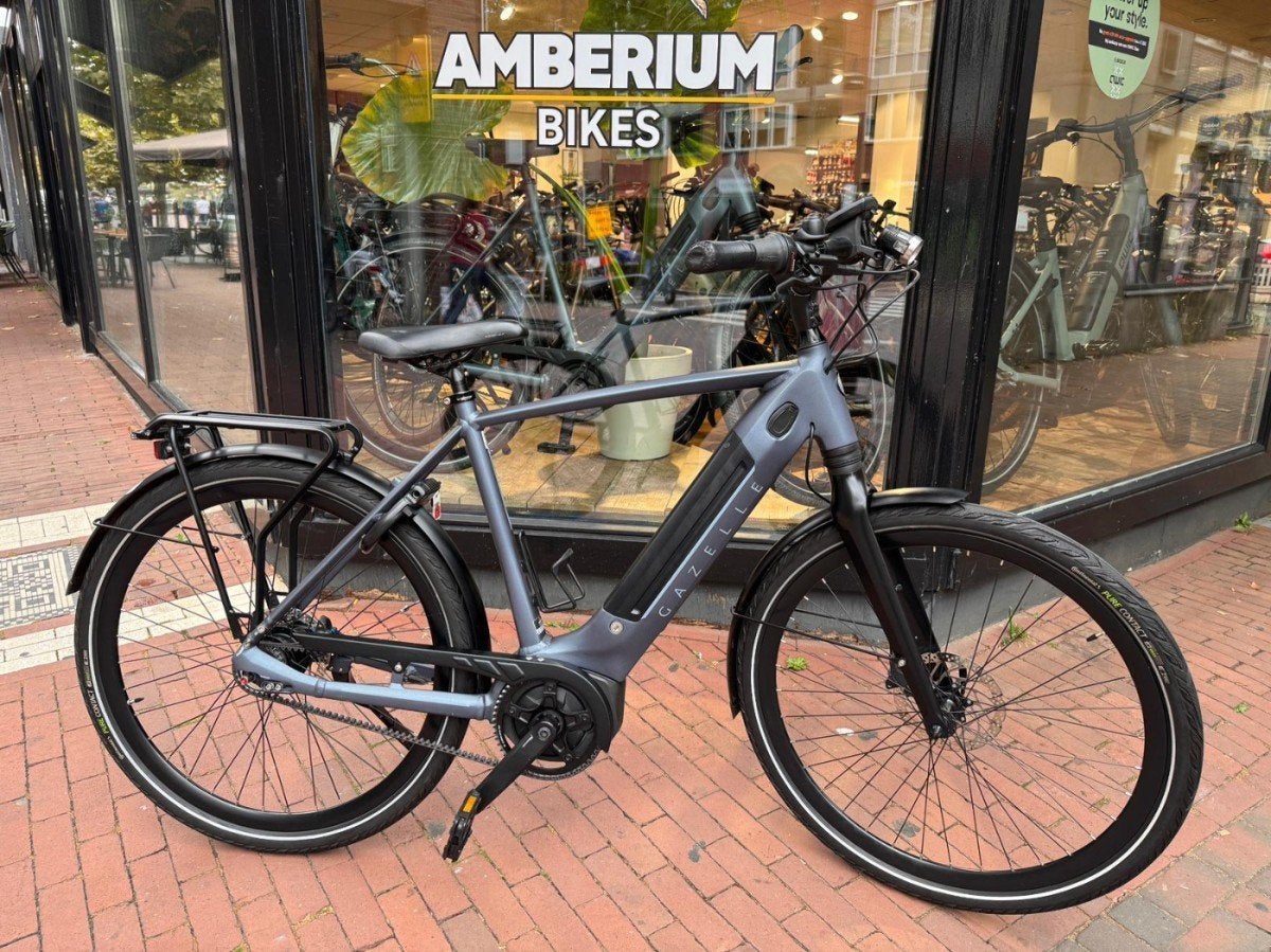 Gazelle Ultimate c8 Heren blauw 57cm, Ophalen, Gebruikt, -, -