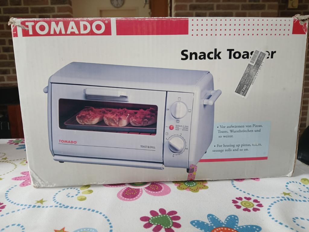 Tomado snack toaster, Ophalen, Minder dan 45 cm, Minder dan 45 cm, Hete lucht