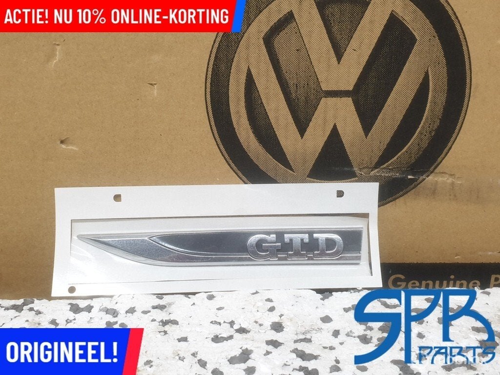 GOLF 7 VII GTD STICKER LOGO EMBLEEM spatbord links origineel