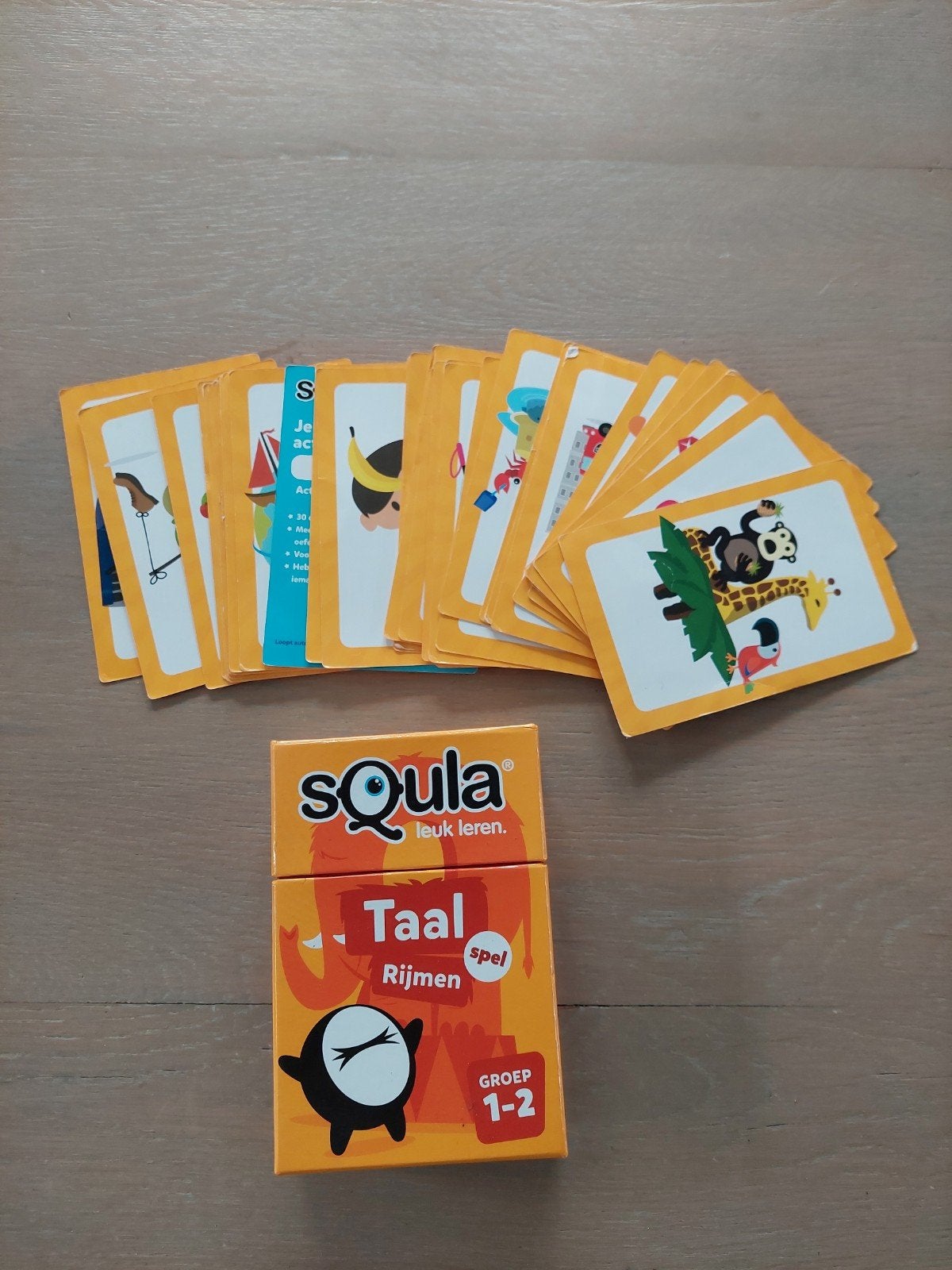 Squla Taal Rijmen Spel Groep 1-2, Ophalen of Verzenden, Gebruikt