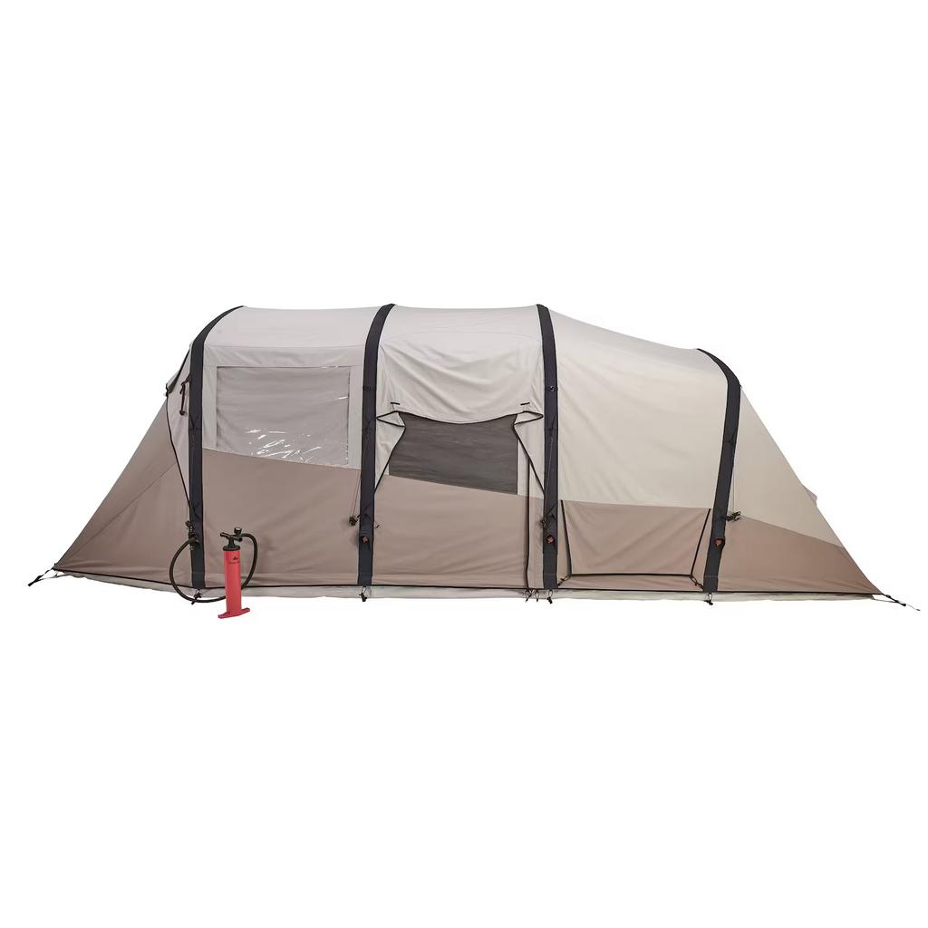 Quechua polykatoen 6.3 opblaasbare tent 6 personen, Caravans en Kamperen, Tenten, Ophalen, Zo goed als nieuw, Tot en met 4