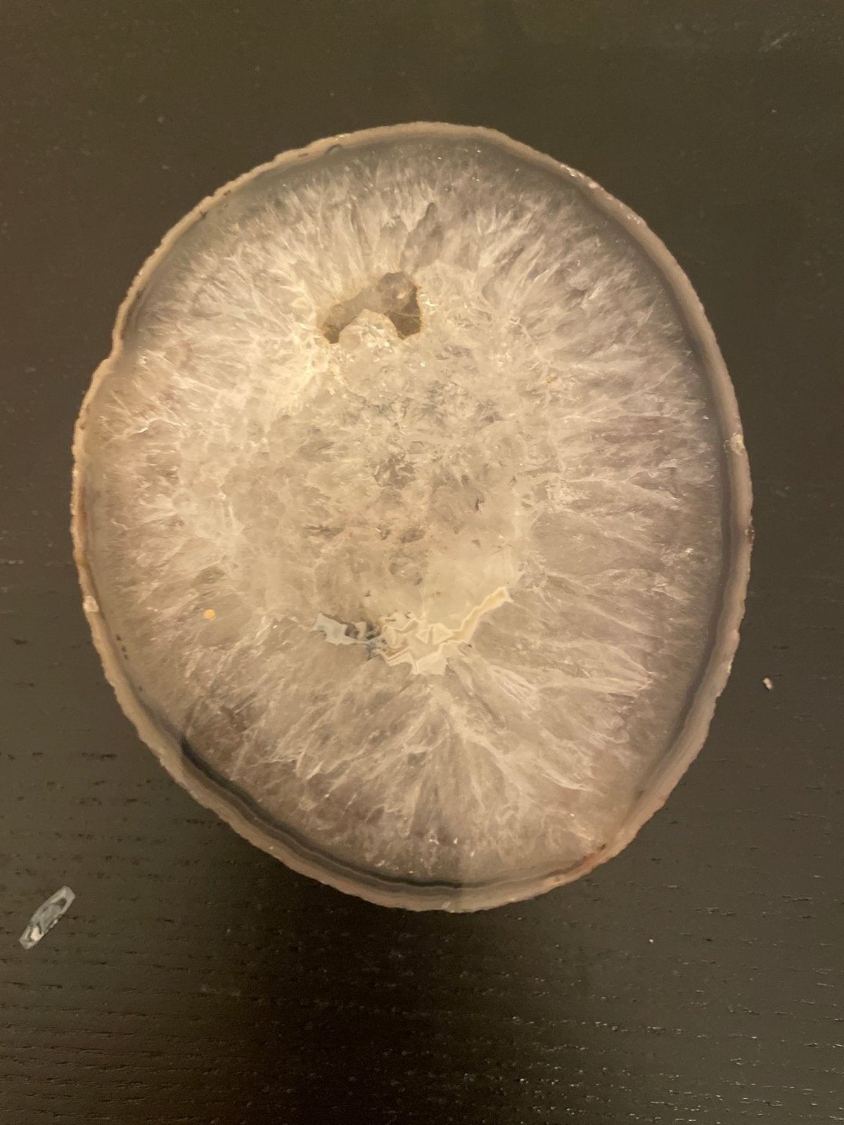 Grote Kristal Geode - Natuurlijke Decoratie, Sieraden, Tassen en Uiterlijk, Ophalen of Verzenden, Gebruikt