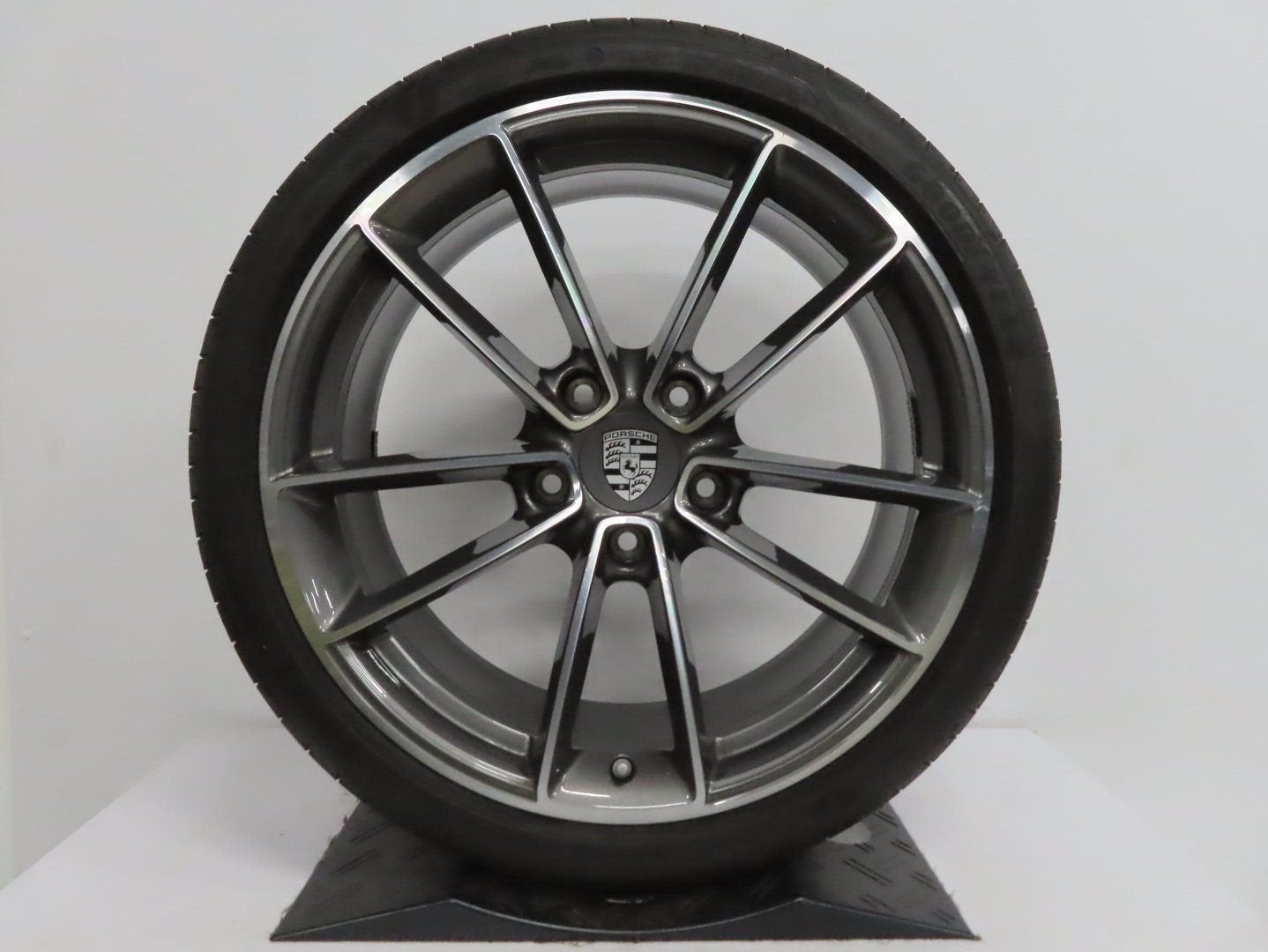 Porsche 21 inch Origineel velgen 911 992 met zomerbanden, -, -, Banden en Velgen, Ophalen of Verzenden