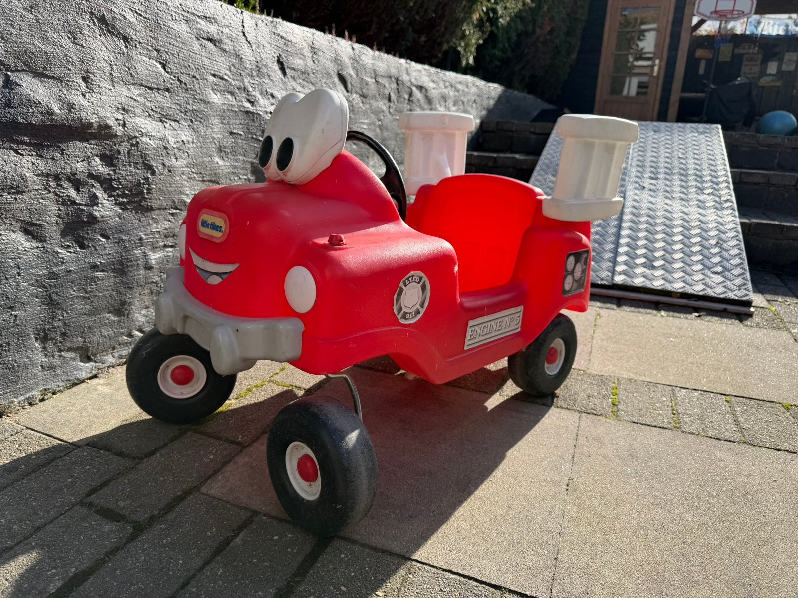 Little tikes brandweerwagen, Ophalen, Gebruikt