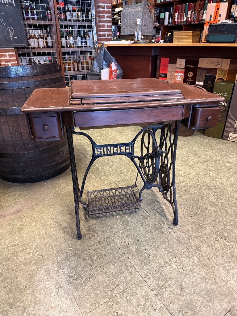 Singer naaimachinetafel, Ophalen