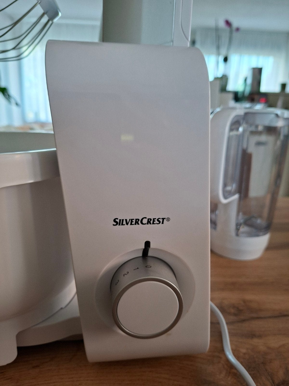 SilverCrest Keukenmachine met Blender en Accessoires, 4 liter of meer, 3 snelheden of meer, Ophalen of Verzenden, Zo goed als nieuw