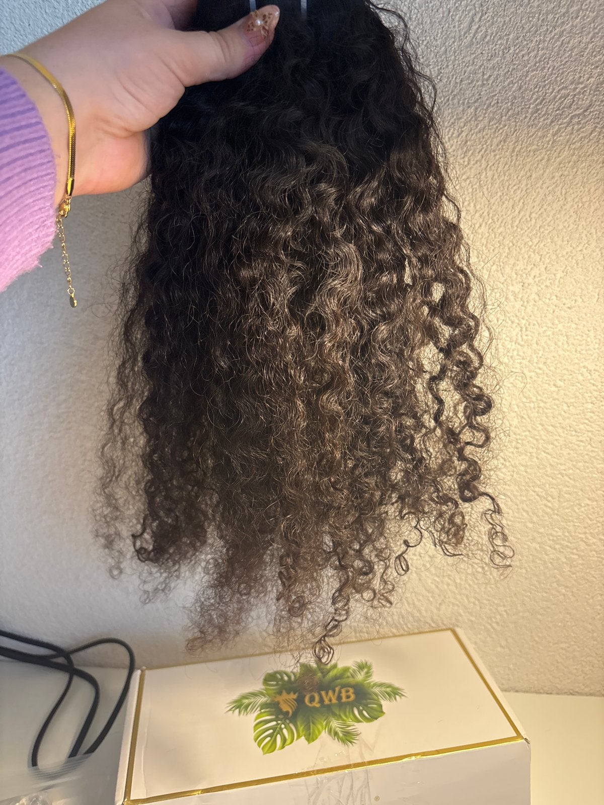 Queen Weave Beauty Krullend Haar, Ophalen of Verzenden, Nieuw, Pruik of Haarverlenging