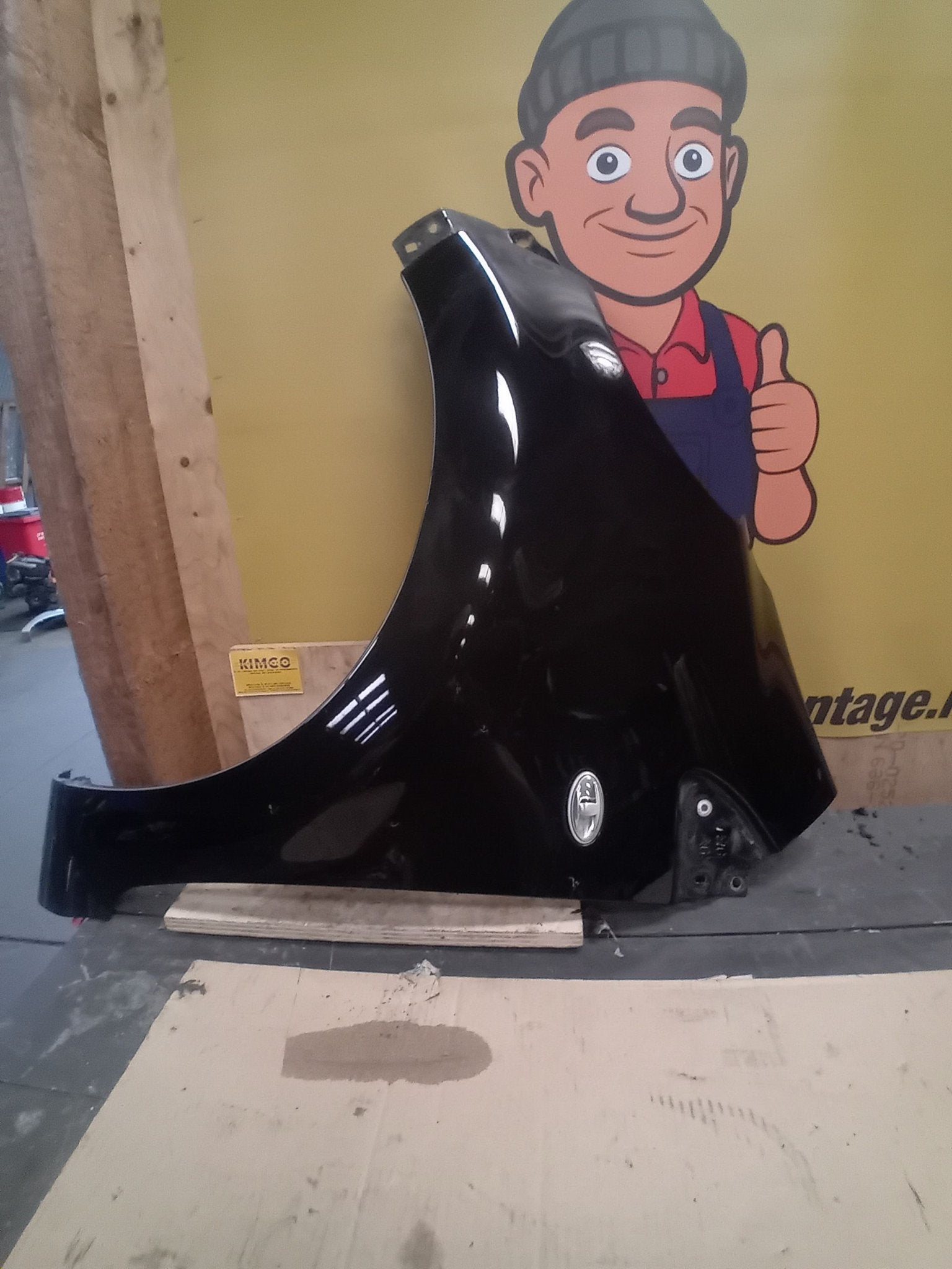 Linker zijscherm Peugeot 107 bj.2007, Ophalen, Gebruikt, -, Spatbord