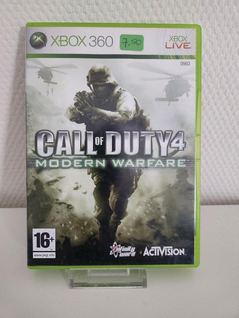 Xbox 360 - Call of Duty 4 - Modern warfare, Spelcomputers en Games, Games | Xbox 360, Gebruikt, Shooter, Ophalen of Verzenden