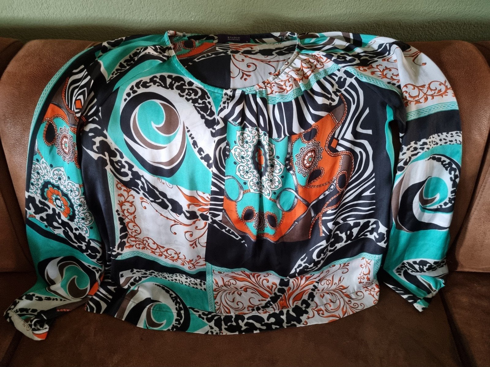 Studio Anneloes top met print - Maat M, Kleding | Dames, Ophalen of Verzenden, Zo goed als nieuw, Maat 38/40 (M)