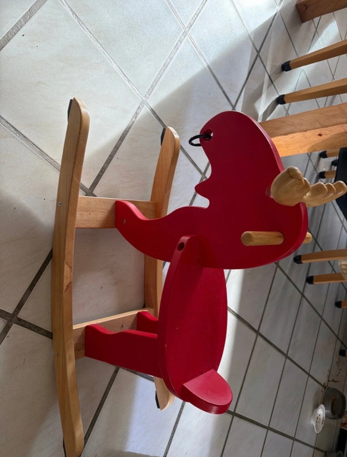 Houten hobbel eland - Leuk speelgoed voor kinderen, Ophalen, Gebruikt, Jongen of Meisje