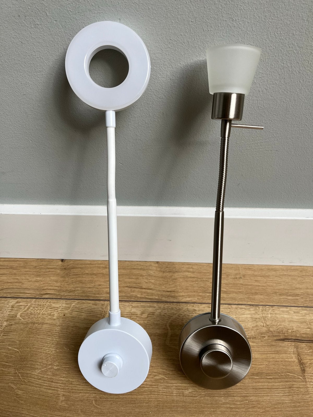 ==Bijna Nieuw==Flexibele stopcontactlampen dimbaar, Meerkleurig, Ophalen of Verzenden, Leeslamp, Zo goed als nieuw