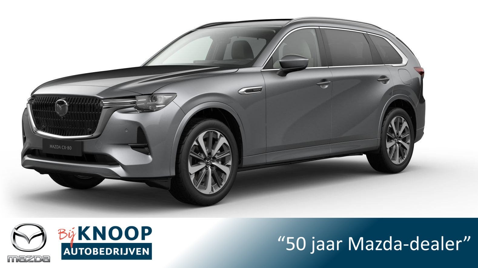 Mazda CX-80 2.5 e-SkyActiv PHEV Takumi Plus 6p. | € 3.500,, Auto's, Mazda, Automaat, Dealer onderhouden, Euro 6, 4 cilinders
