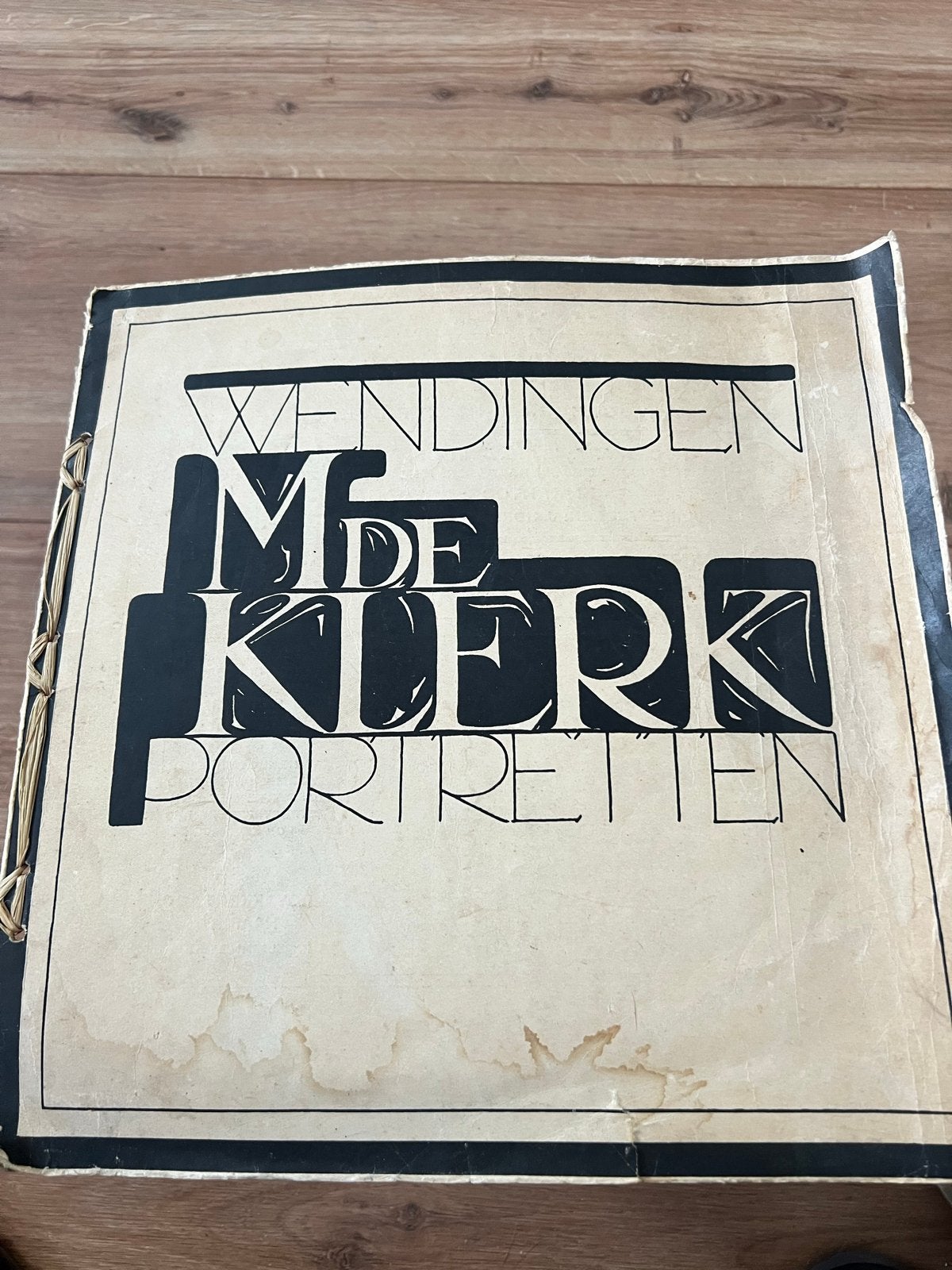 Wendingen: M. de Klerk Portretten - Zeldzaam Architectuurboe, Ophalen of Verzenden, Gelezen, Nederland