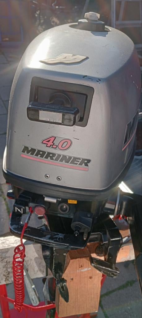 Evinrude 4pk four stroke, Ophalen, Gebruikt, Motor en Techniek, Motorboot