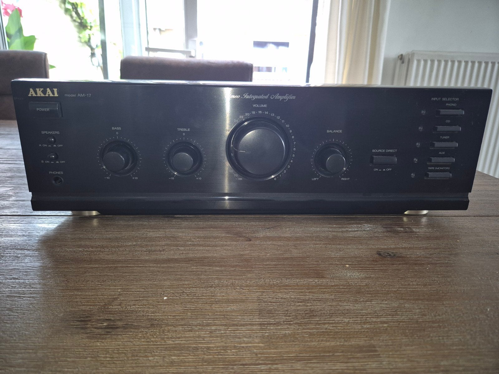 Akai AM-17 Stereo Geïntegreerde Versterker, Gebruikt, Ophalen, Overige merken, Minder dan 60 watt