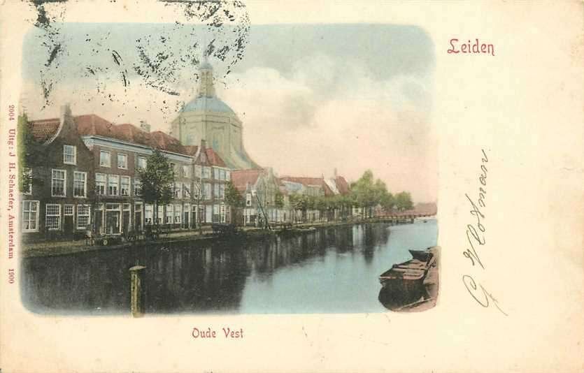 380-633-041 Leiden  Oude Vest, Verzenden, Voor 1920, Zuid-Holland