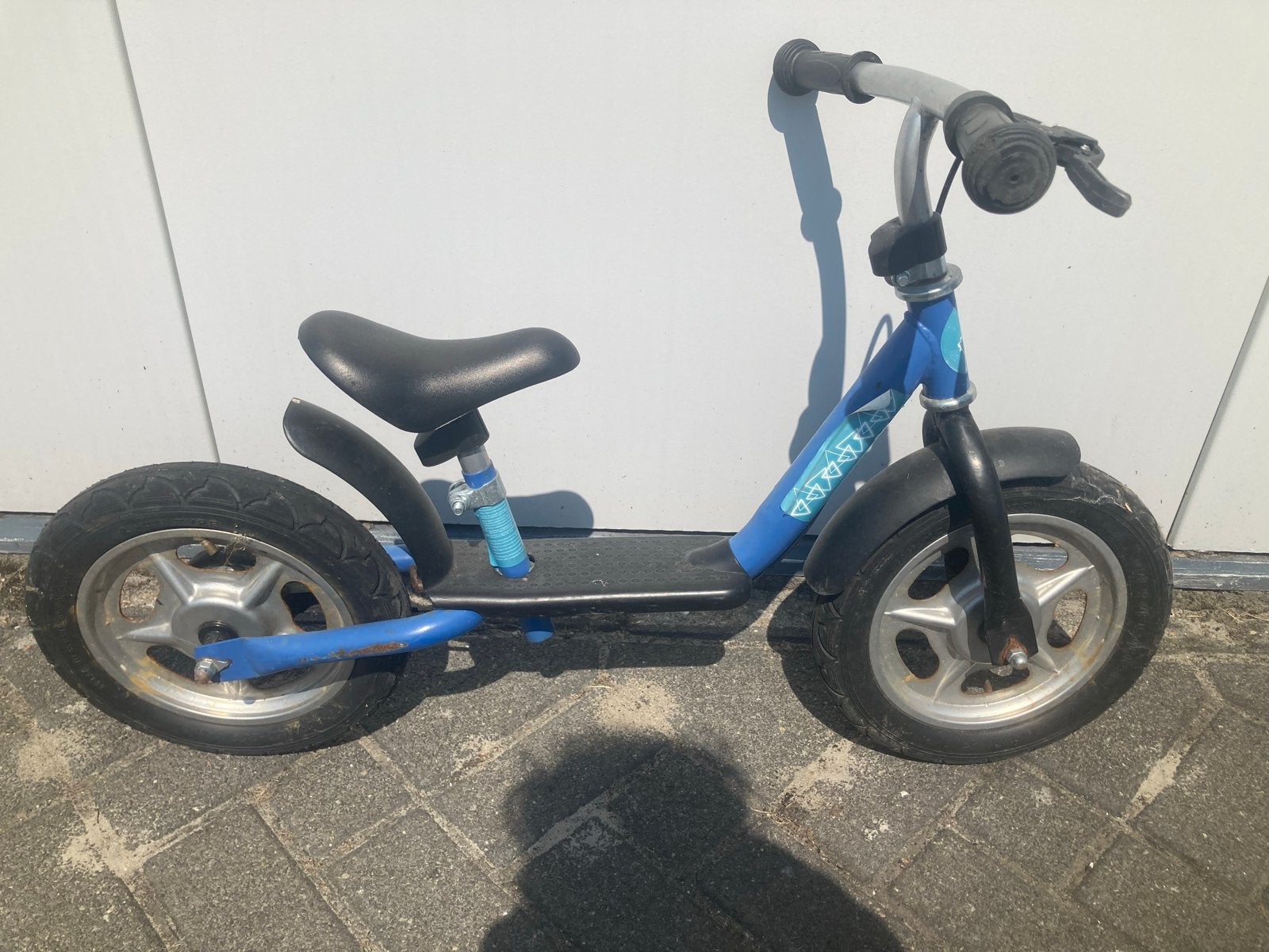 Puky loopfiets blauw - Ideaal voor jonge avonturiers, Ophalen, Gebruikt, Velgrem, 16 tot 20 inch
