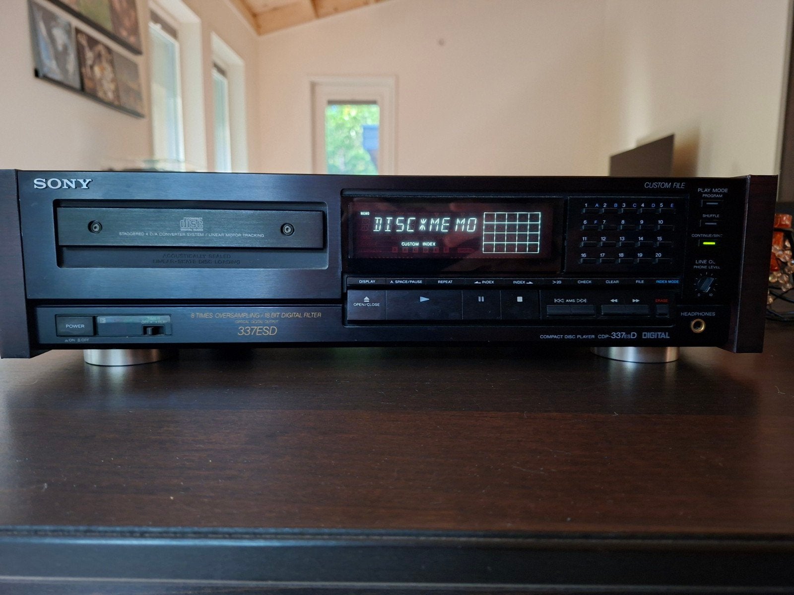 Sony CDP 337ESD cd speler, Ophalen, Gebruikt, Sony