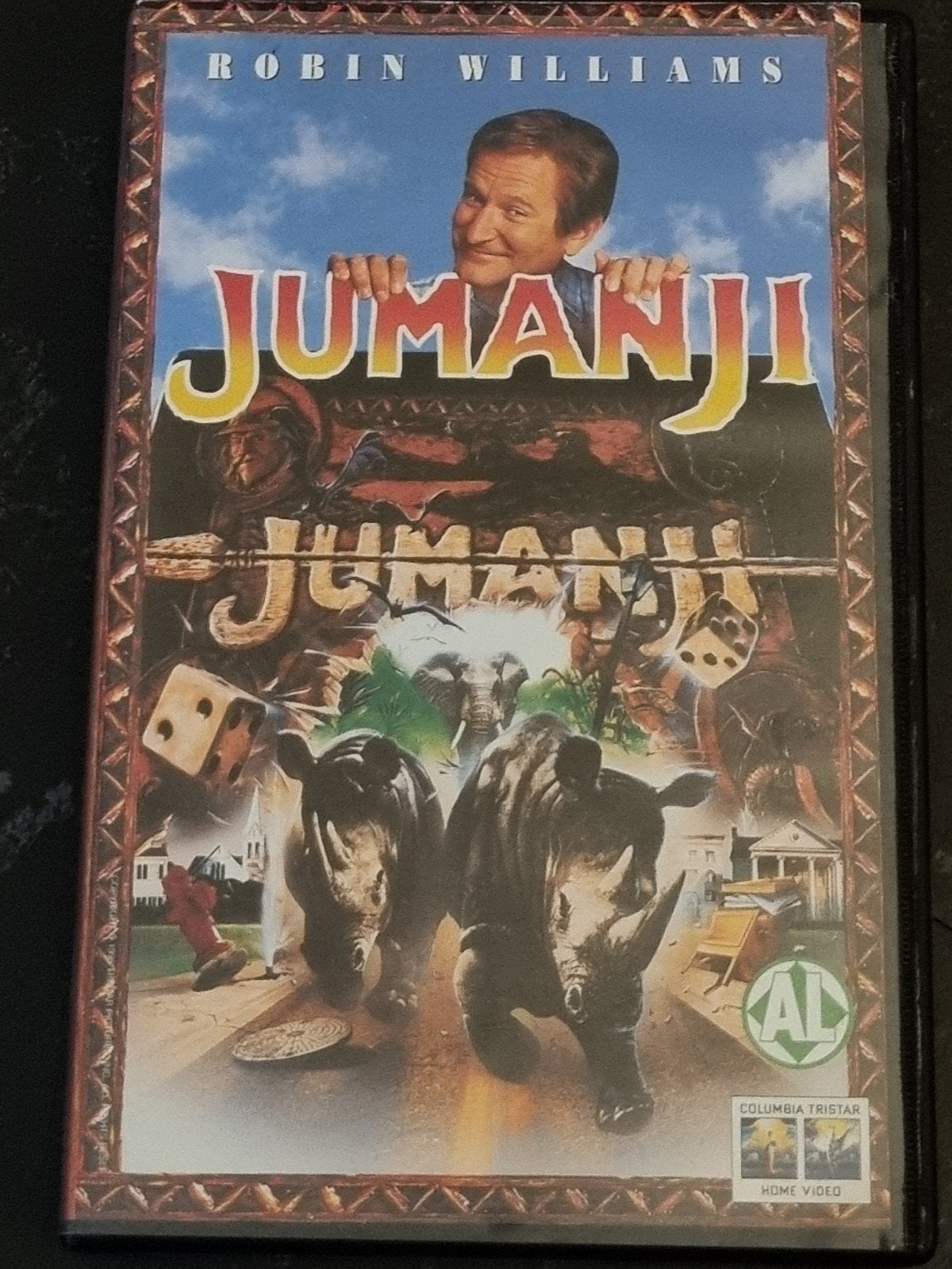 Jumanji VHS - Klassieke avonturenfilm met Robin Williams, Nederlands ondertiteld, Ophalen of Verzenden, Vanaf 6 jaar, Actie en Avontuur