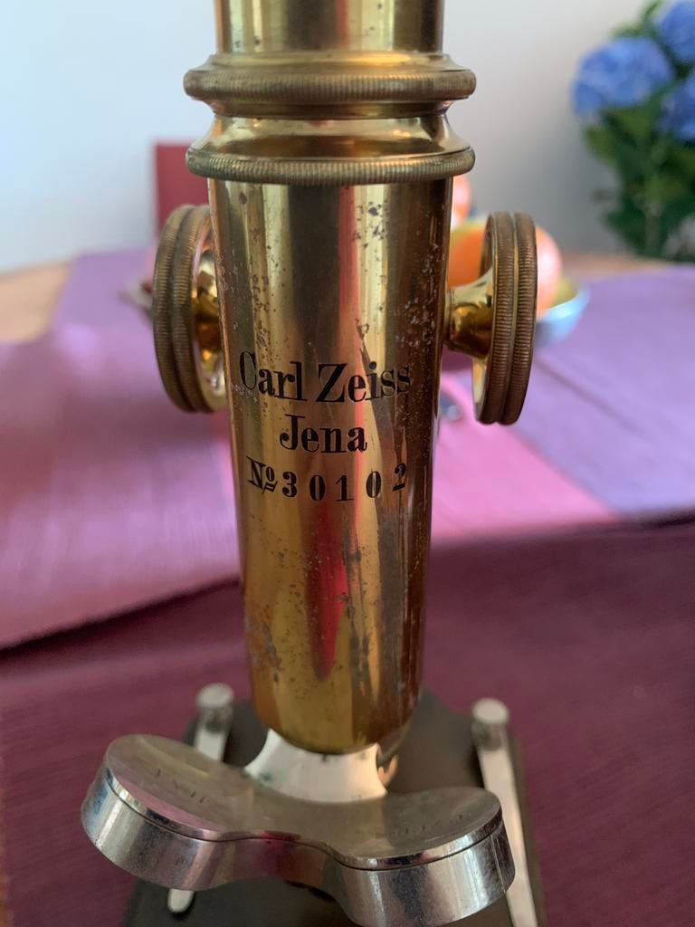 Antieke Carl Zeiss Jena microscoop, Ophalen